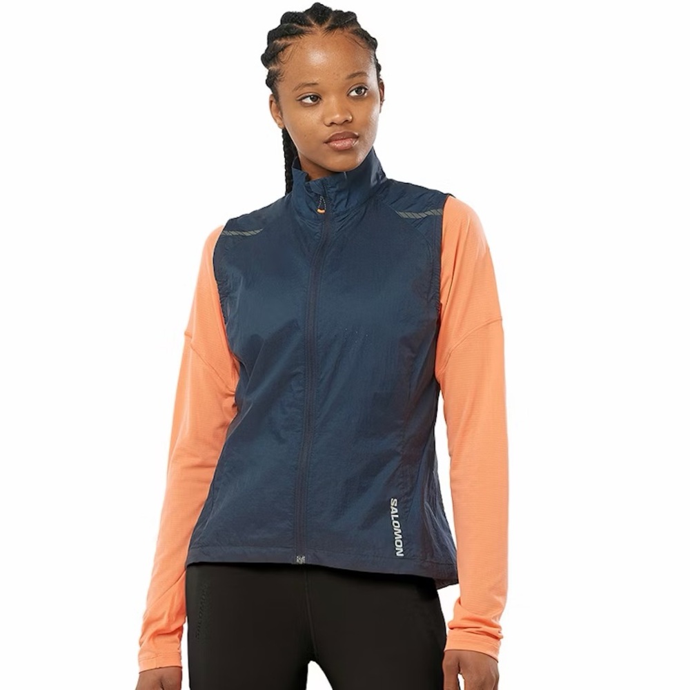 🏃♀️🏃♀️🏃♀️SALOMON SENSE FLOW VEST NAVY BLUE SIZE S